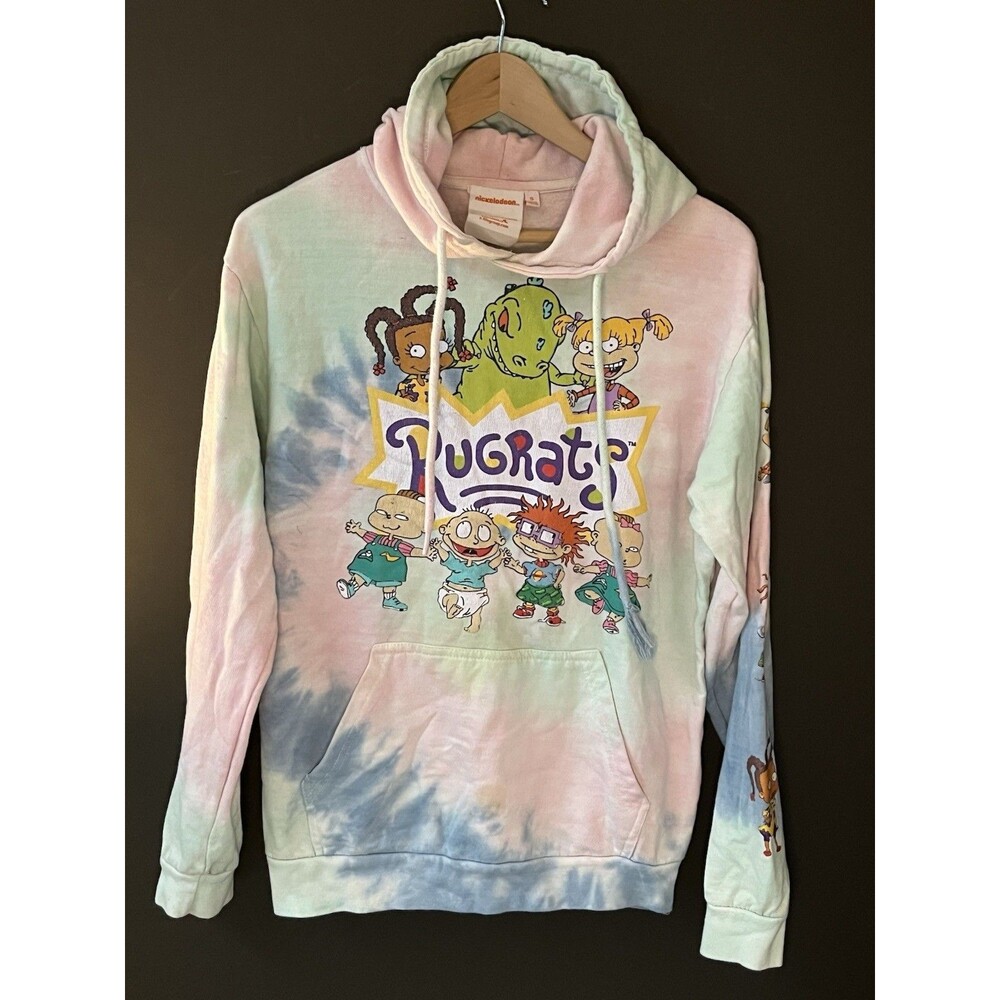 Nickelodeon Rugrats Tie Die Hoodie Sweatshirt In Adult Size Small